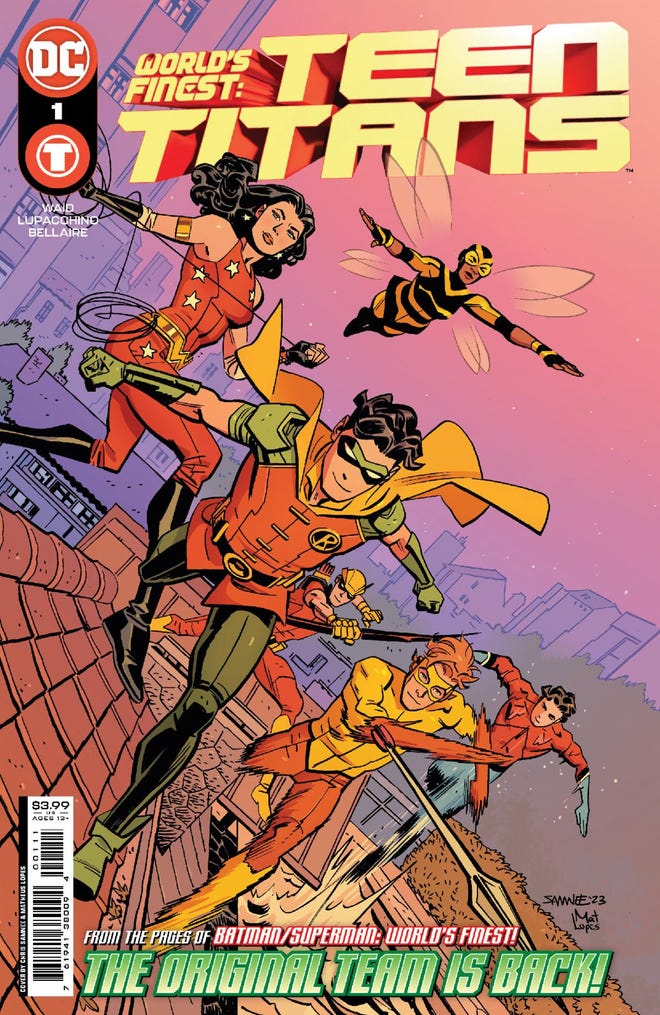 World's Finest; Teen Titans #1 cover