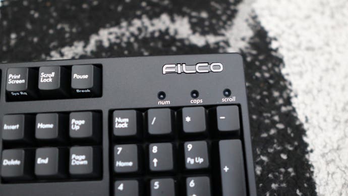 filco majestouch 3 mechanical keyboard, full-size UK layout, in black