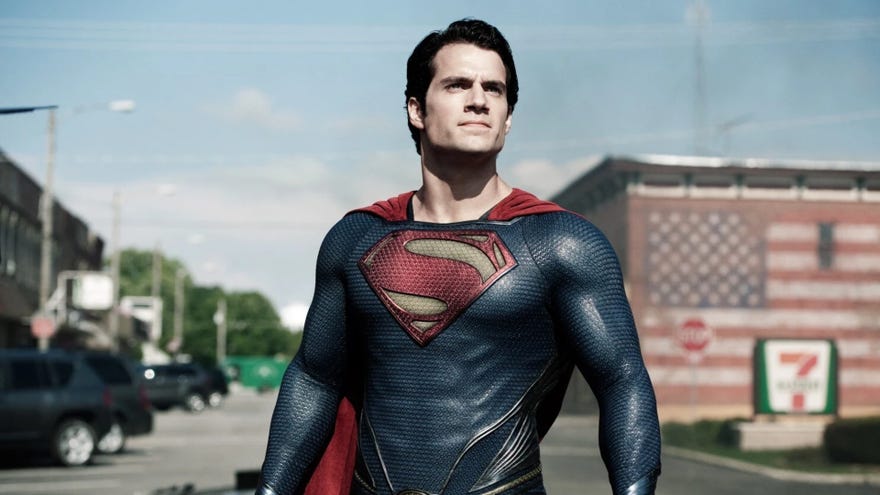 Superman stands in Smallville