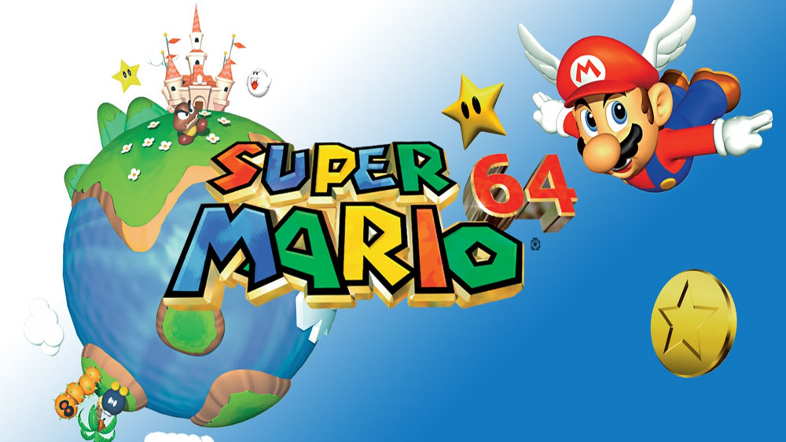Super Mario 64 HD - Full Game Walkthrough 