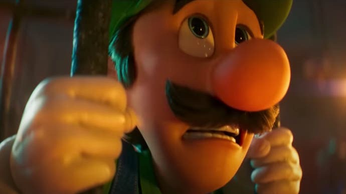 Bleiben Sie in Ihren Sitzen für zwei Super Mario Bros. Filmkredite Szenen Bleiben Sie in Ihren Sitzen für zwei Super Mario Bros. Filmkredite Szenen