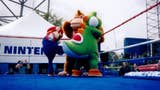 Want to see a real-life wrestling match between Mario, Yoshi and Donkey Kong?