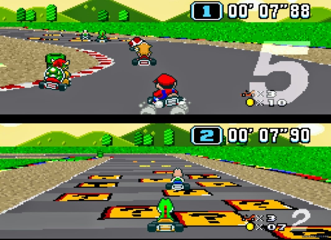 Mario kart shop super nes