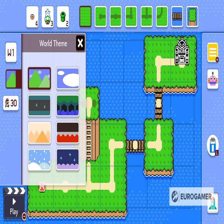 Mario Maker 2's World Maker explained: How to access the map maker