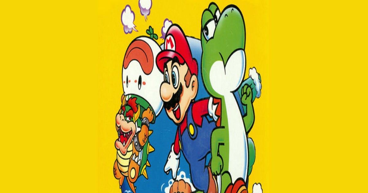 Set of Big Mario Moves, Art of Super Mario World Classic Video