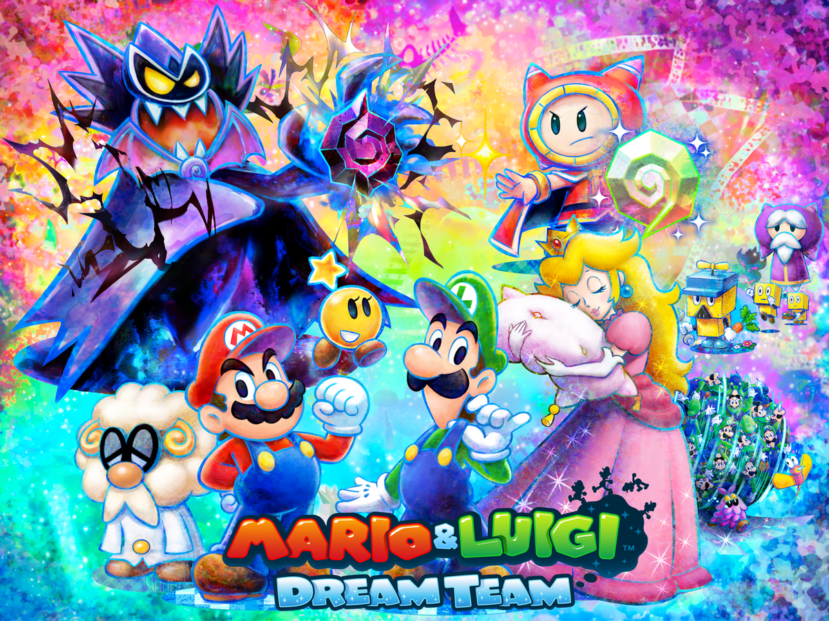 mario and luigi dream team characters