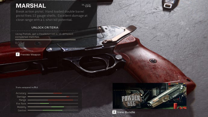 The unlock challenge for the Marshal in Warzone