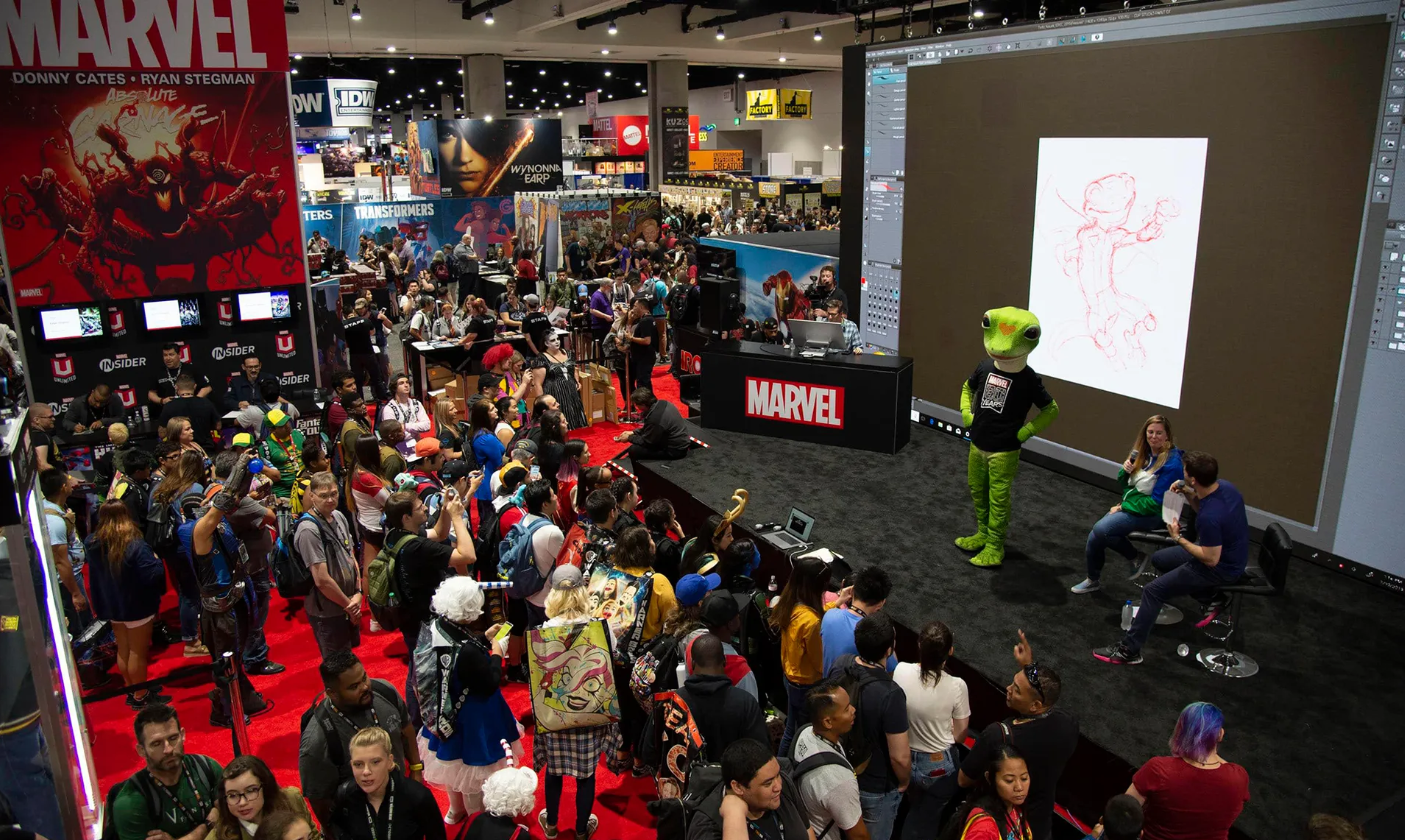 San Diego ComicCon 2023 Where are the big booths on the show floor