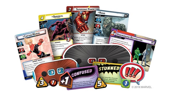 Marvel Champions: The Card Game layout
