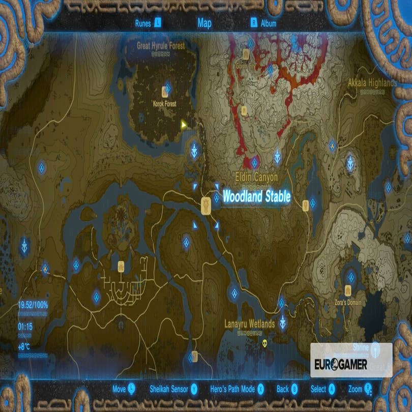Breath of the Wild walkthrough - Great Hyrule Forest - Zelda's Palace