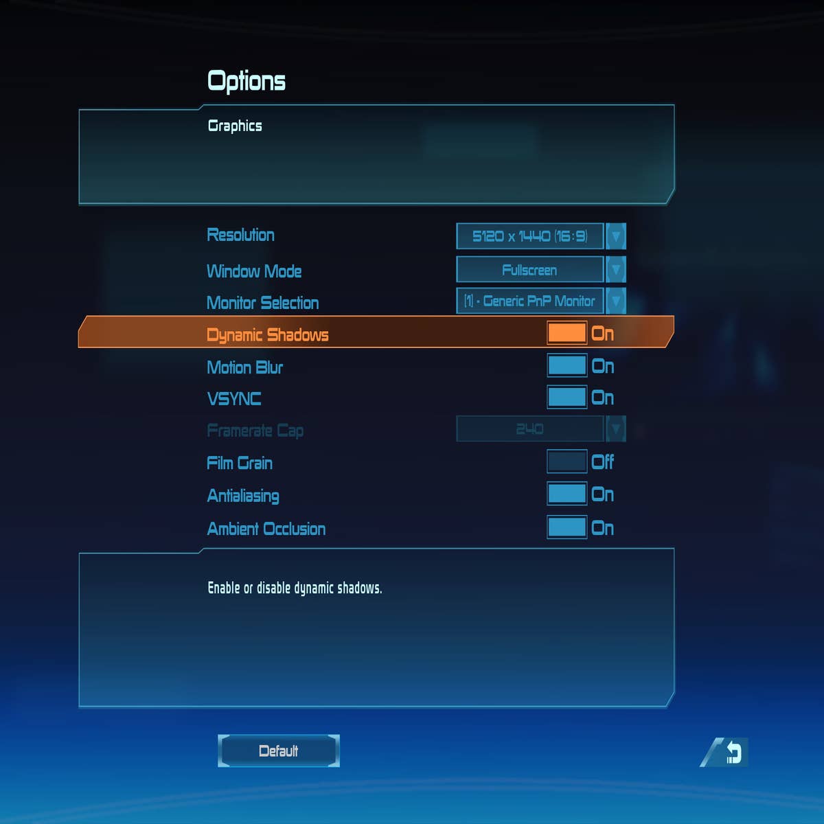 PS4 Equivalent PC Settings 