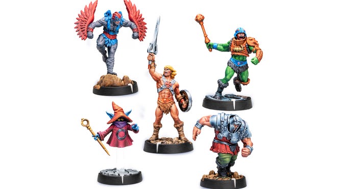 Masters of the Universe: Battleground miniatures