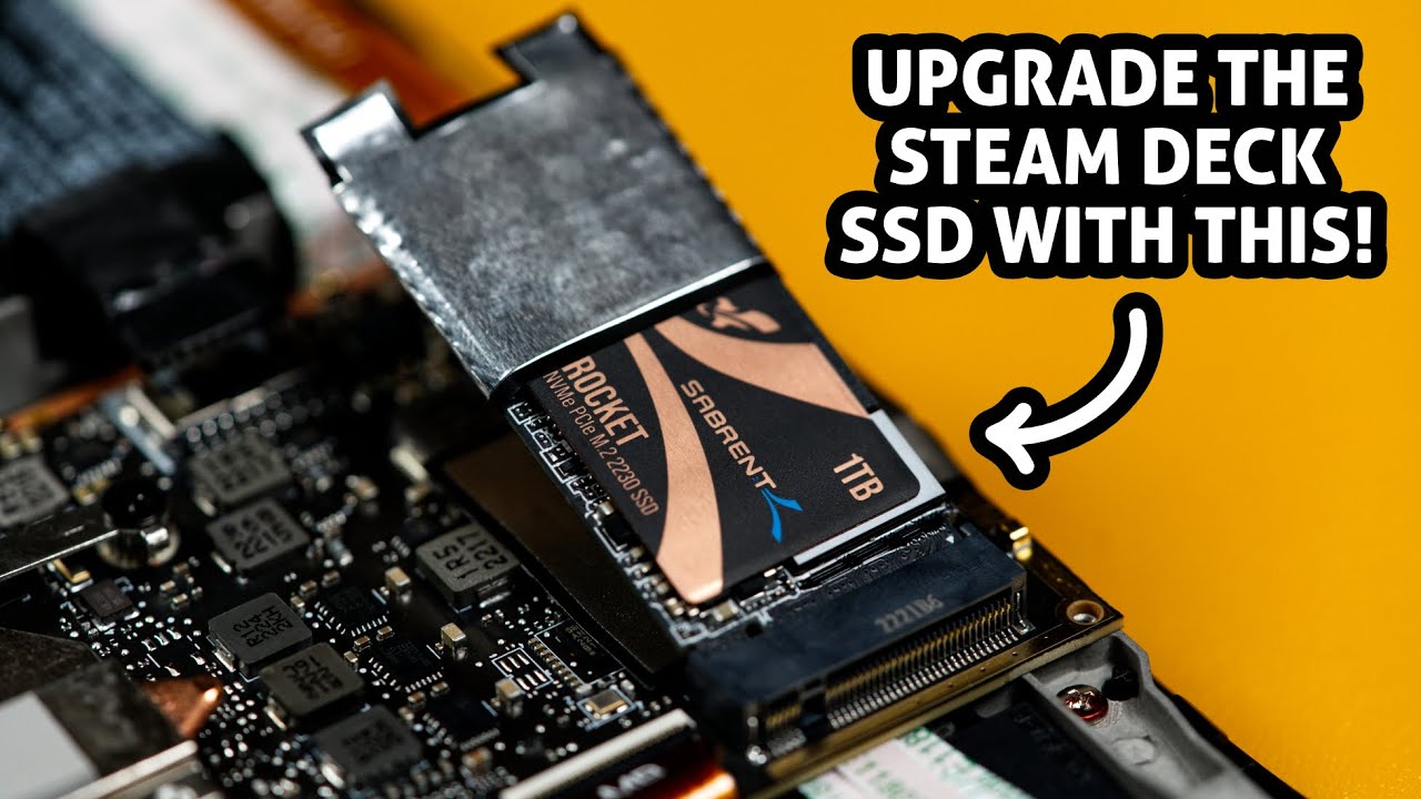 Upgrade your Steam Deck with this 1TB Sabrent SSD for £109/$103