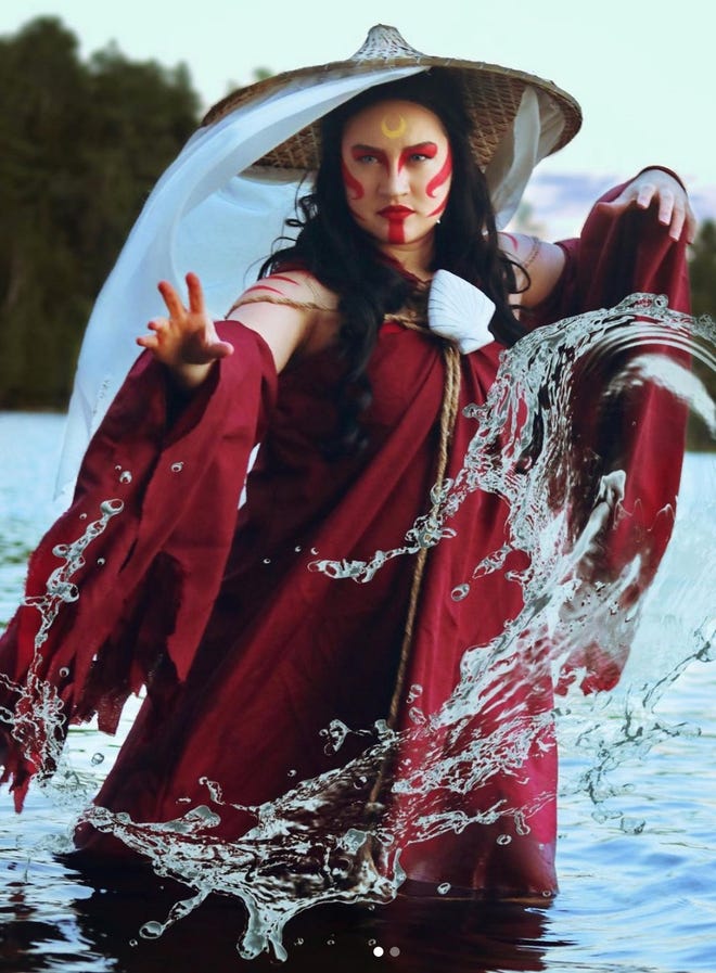 Katara Cosplays Avatar The Last Airbender