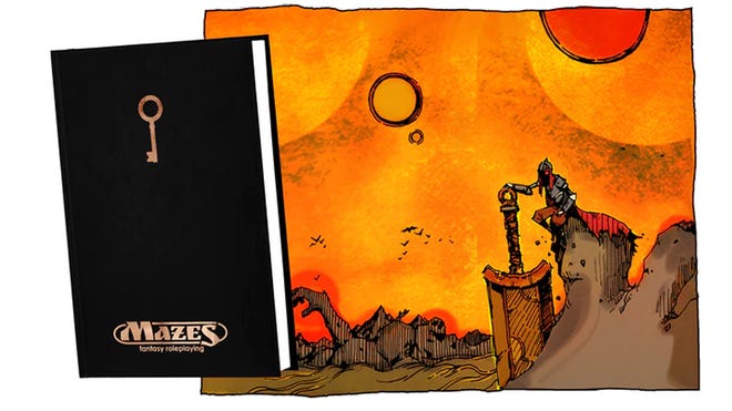 Mazes artwork and book