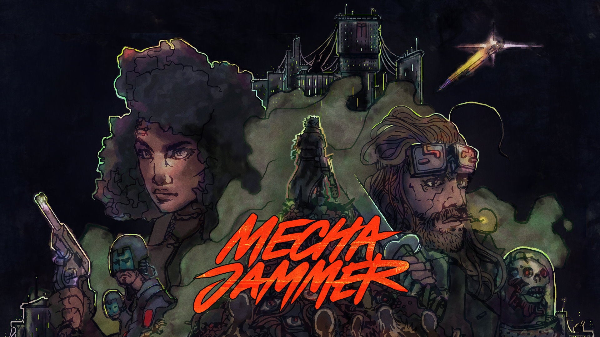 Mechajammer. Тактический киберпанк. Изометрическая киберпанк. Cyberpunk Roleplay game.