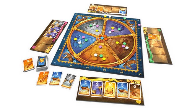 Medici board game layout