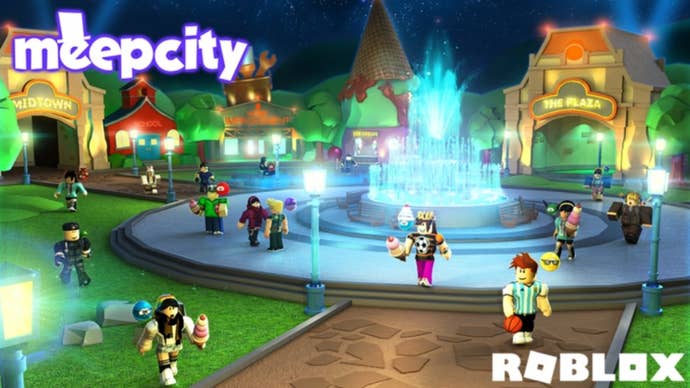 Arte oficial do jogo Roblox Meep City