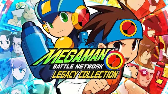 Mega Man Battle Network legacy collection artwork