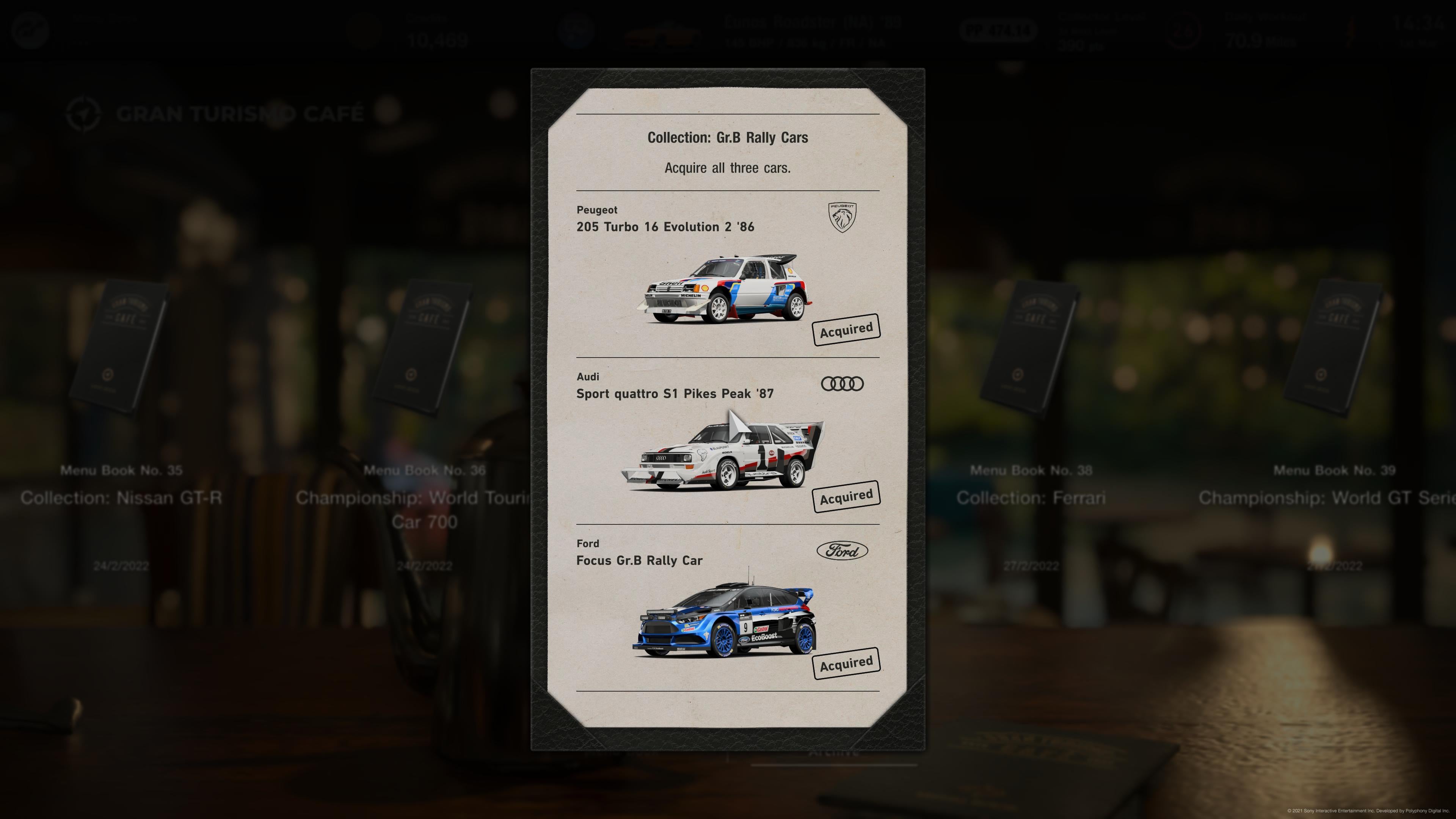 Gran Turismo 7 walkthrough of all Menu Book car unlocks