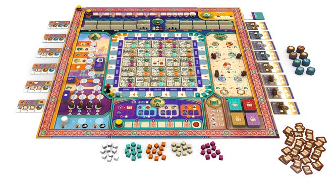 Merv: Heart of the Silk Road board game layout 3