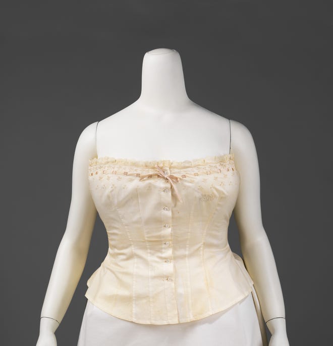 Two Victorian Era Corsets (Courtesy Met Museum)