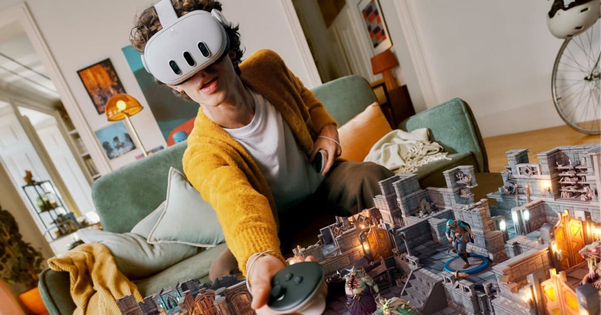 Il visore per realtà mista Meta Quest 3 arriverà il 10 ottobre, a partire da £ 480