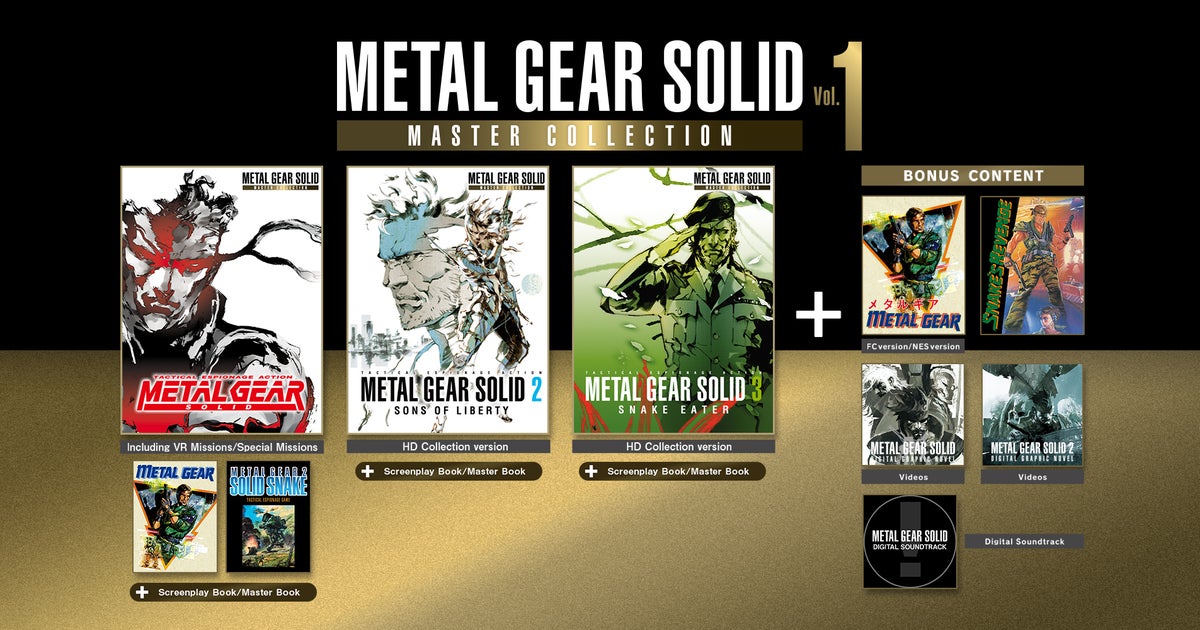 Metal Gear Solid: Master Collection Vol.1 pre-load is now available on Xbox