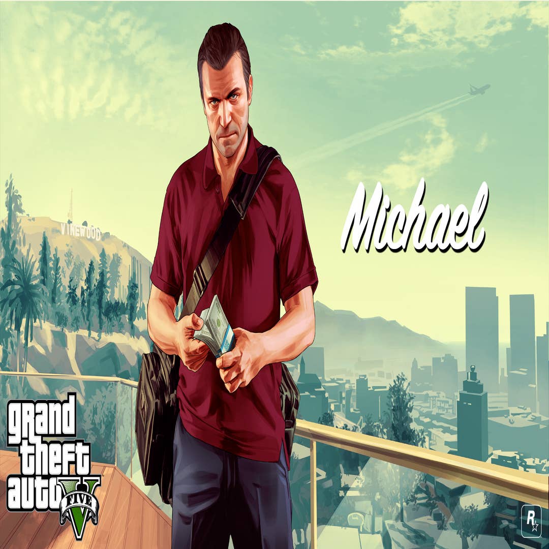 Grand Theft Auto V Cool Michael De Santa iPhone 12 Case
