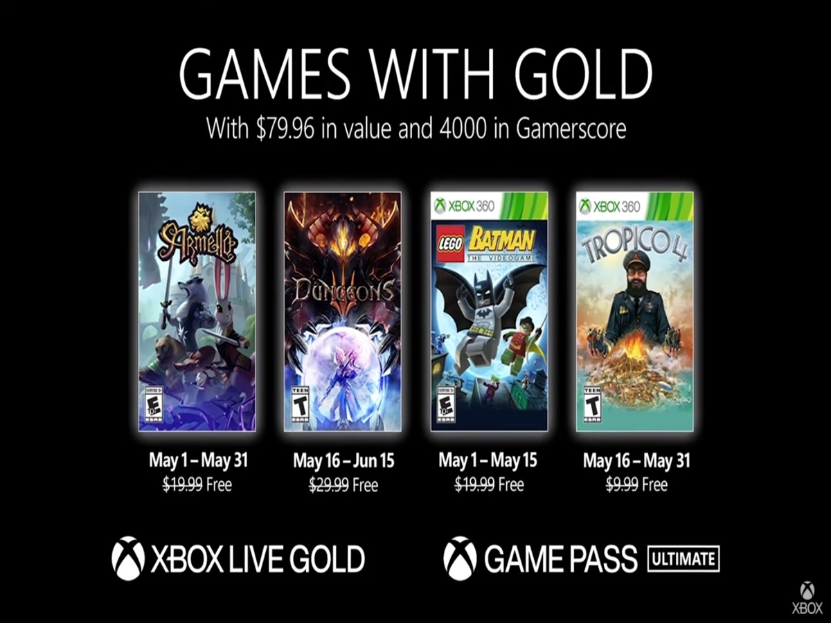 Xbox Games with Gold May 2019 free games announced - Polygon