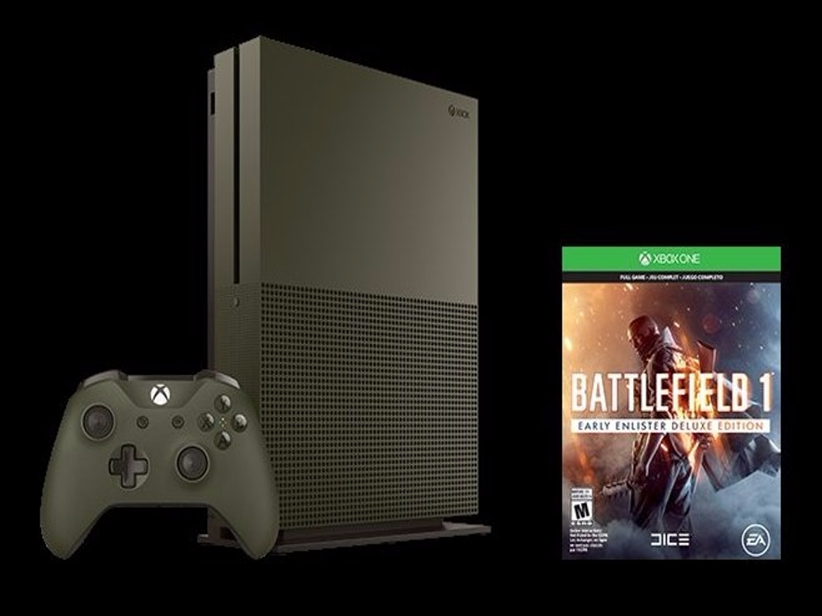 Xbox One S Battlefield 1 Special Edition Bundle, Storm Grey (500GB) 