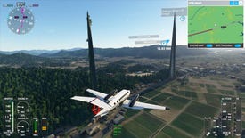 Microsoft Flight Sim has impaled Japan with two massive spires