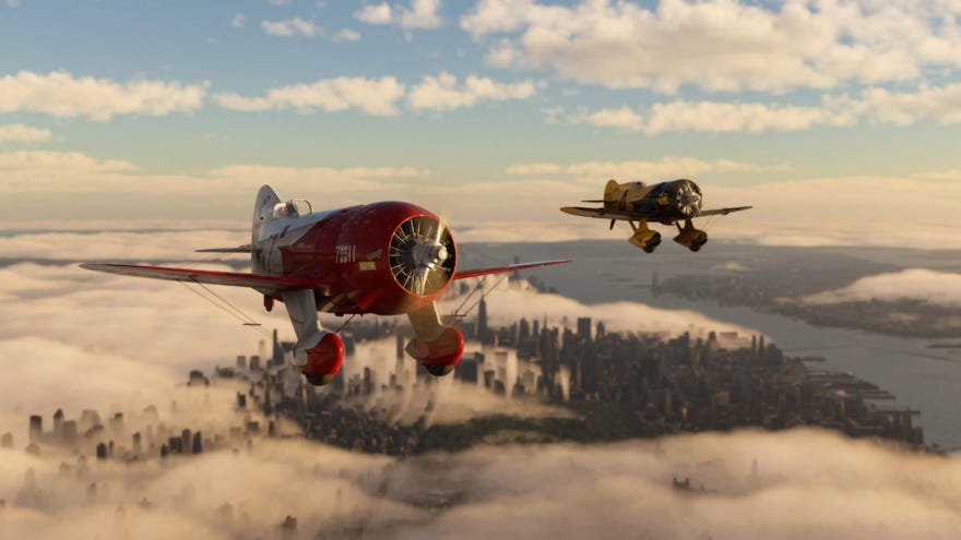 Microsoft Flight Simulator's second batch of Famous Flyers introduces the Gee Bee Super Sportsters, two 1930s air-racing planes