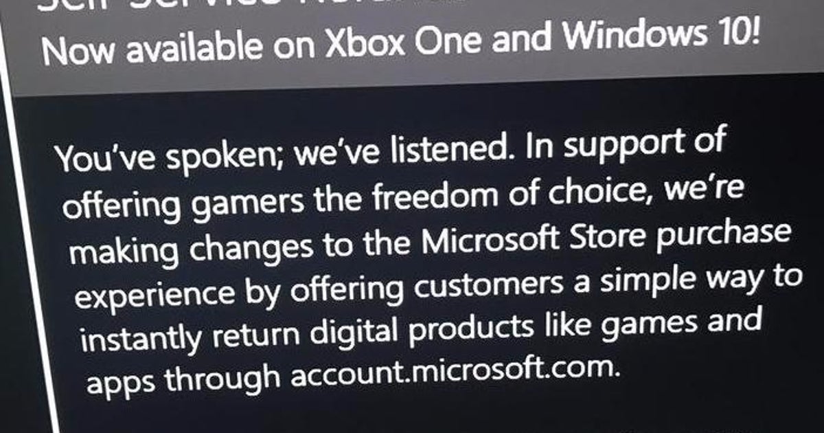 Microsoft is adding selfservice refunds for digital Xbox/Win10 games