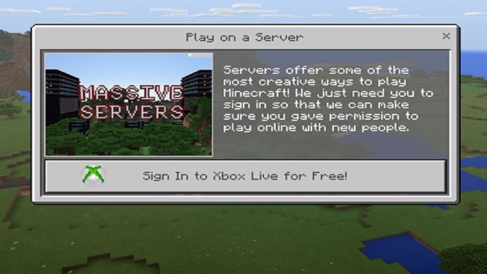Minecraft: You cannot play online multiplayer because of how your -  Microsoft Community