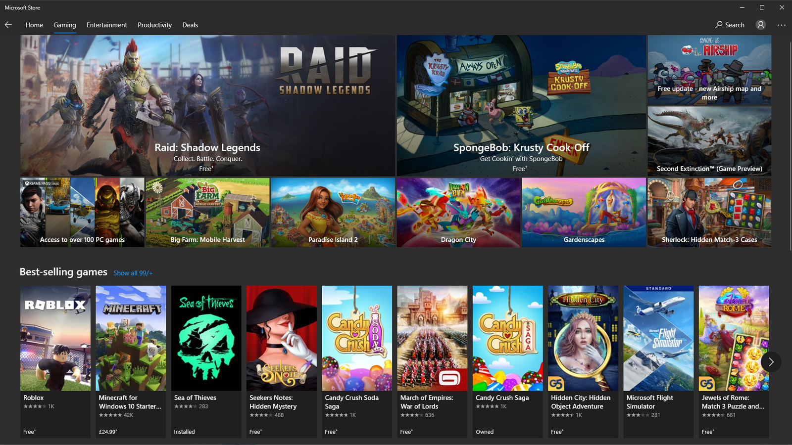 Top free games - Microsoft Store