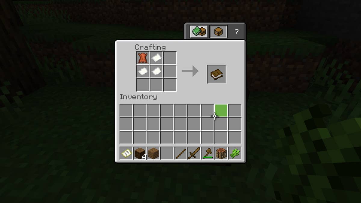 How to make a Book in Minecraft