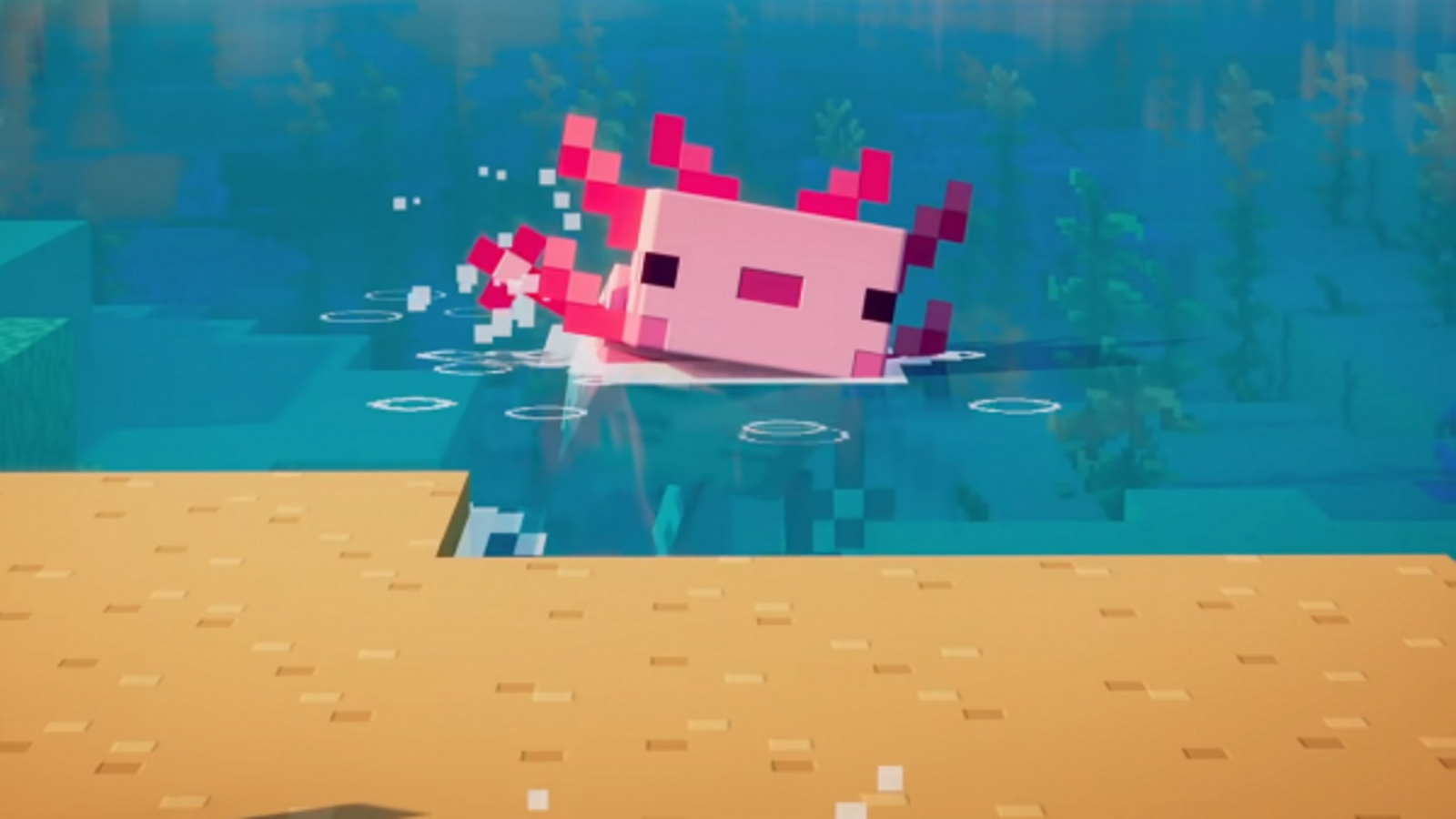 Minecraft: Axolotls - How to tame an axolotl in the Cliffs & Caves update | VG247