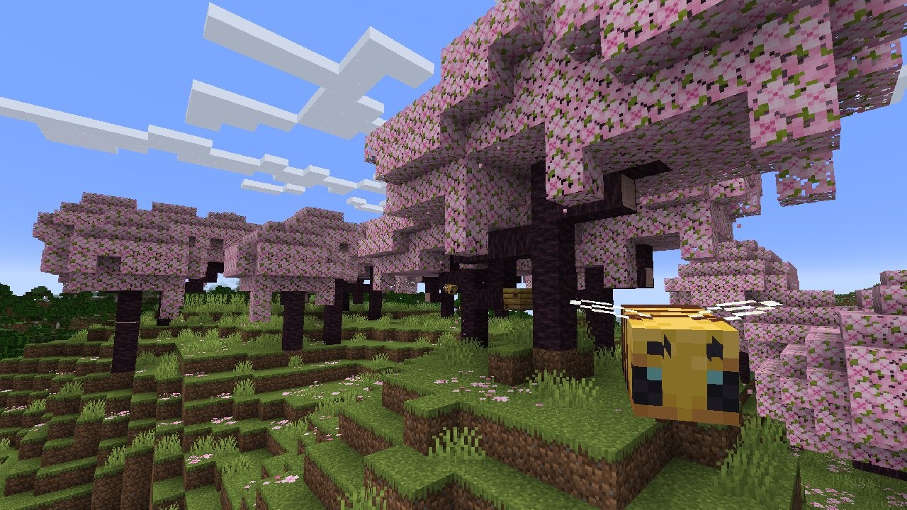 Minecraft Getting New Cherry Blossom Biome In This Year S Big 1 20   Minecraft Cherry Blossom Biome 2 