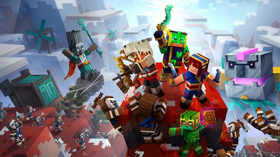 IPhone and Desktop Minecraft Dungeons wallpaper  Wallpapers Download 2023