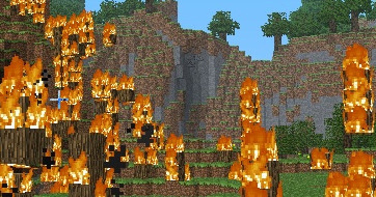 Minecraft Fire Close Minecraft's latest snapshot is available, fires no longer be crazy | VG247