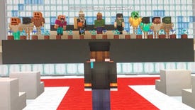 A bunch of kids in Japan held their graduation ceremony in Minecraft