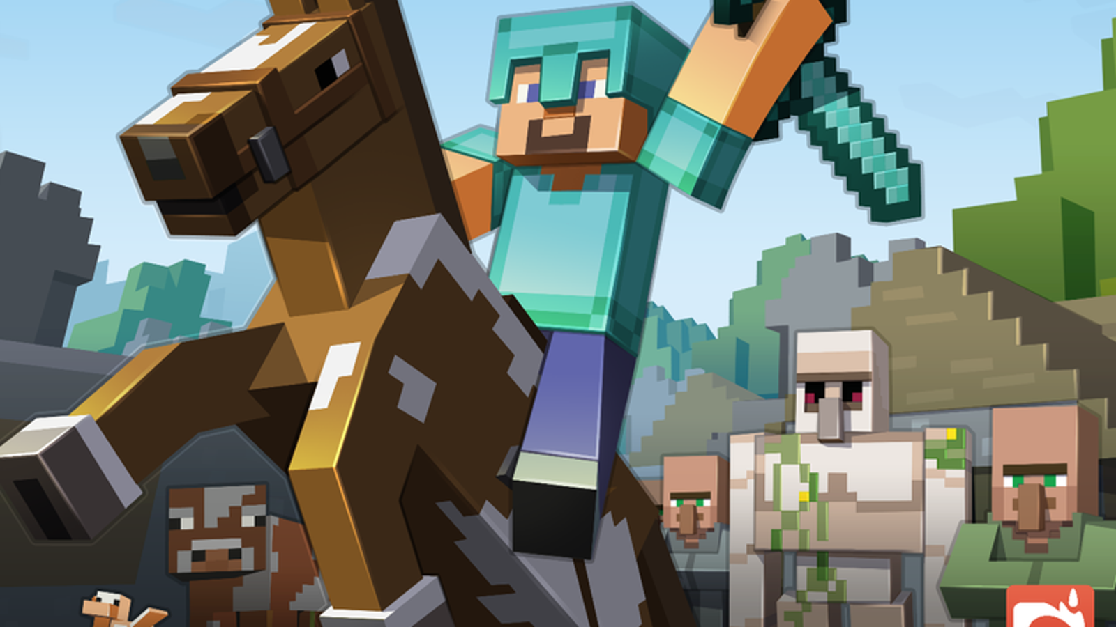 Minecraft horse breeding | How to tame and breed horses | VG247