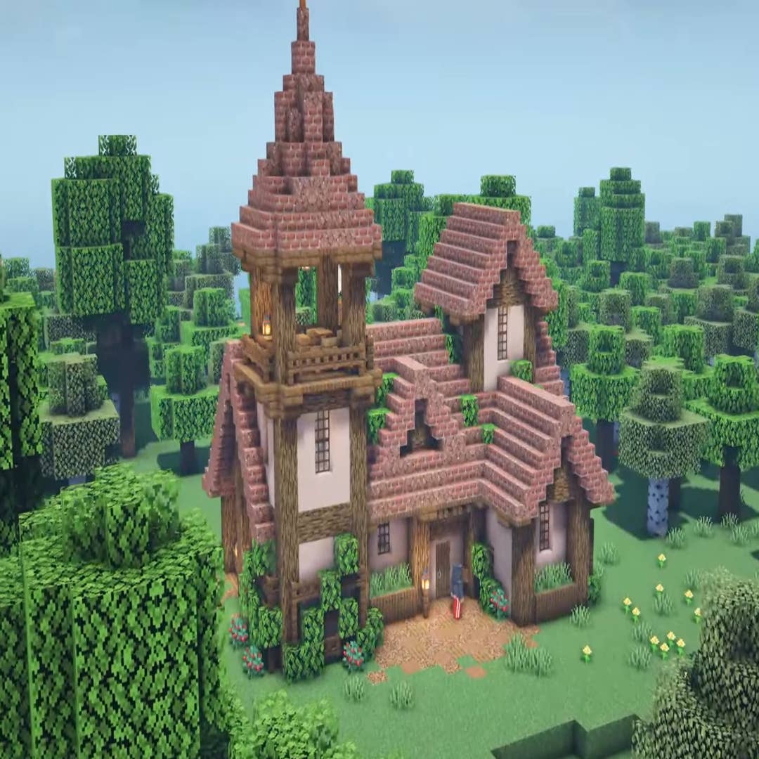 A cute fantasy cottage I made :) - Minecraftbuilds  Minecraft house  tutorials, Minecraft houses, Cute minecraft houses