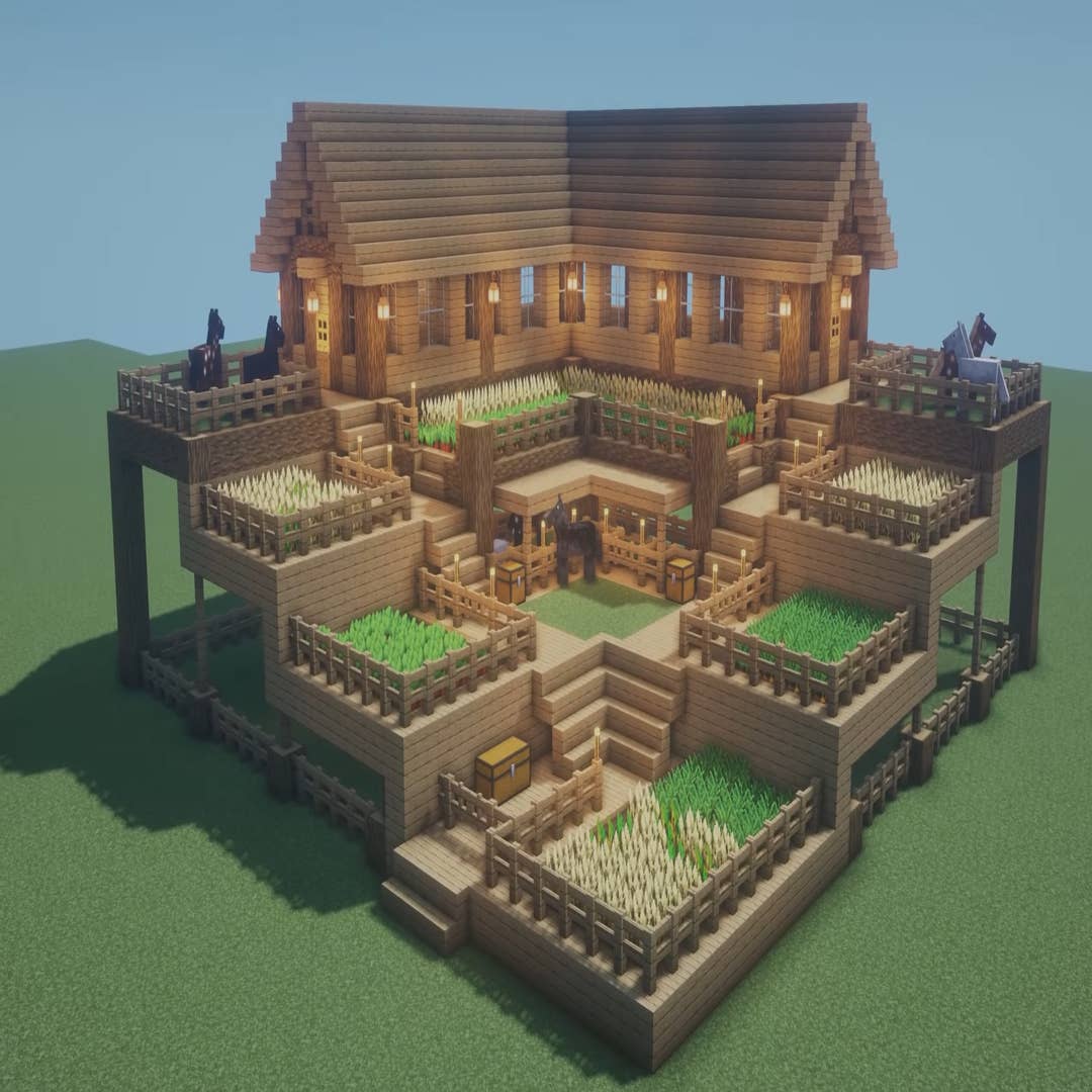 minecraft house building blueprints
