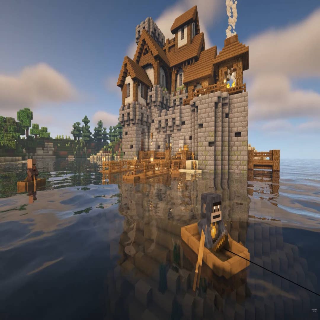 Minecraft Island Fortress Ideas and Design