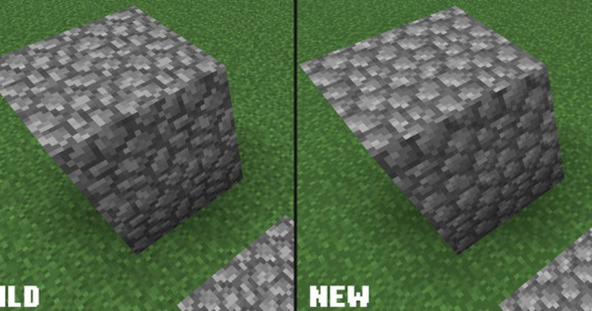 Minecraft Java testing official texture makeover | Rock Paper Shotgun