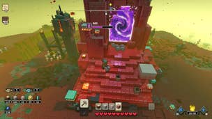 A Piglin portal in Minecraft Legends