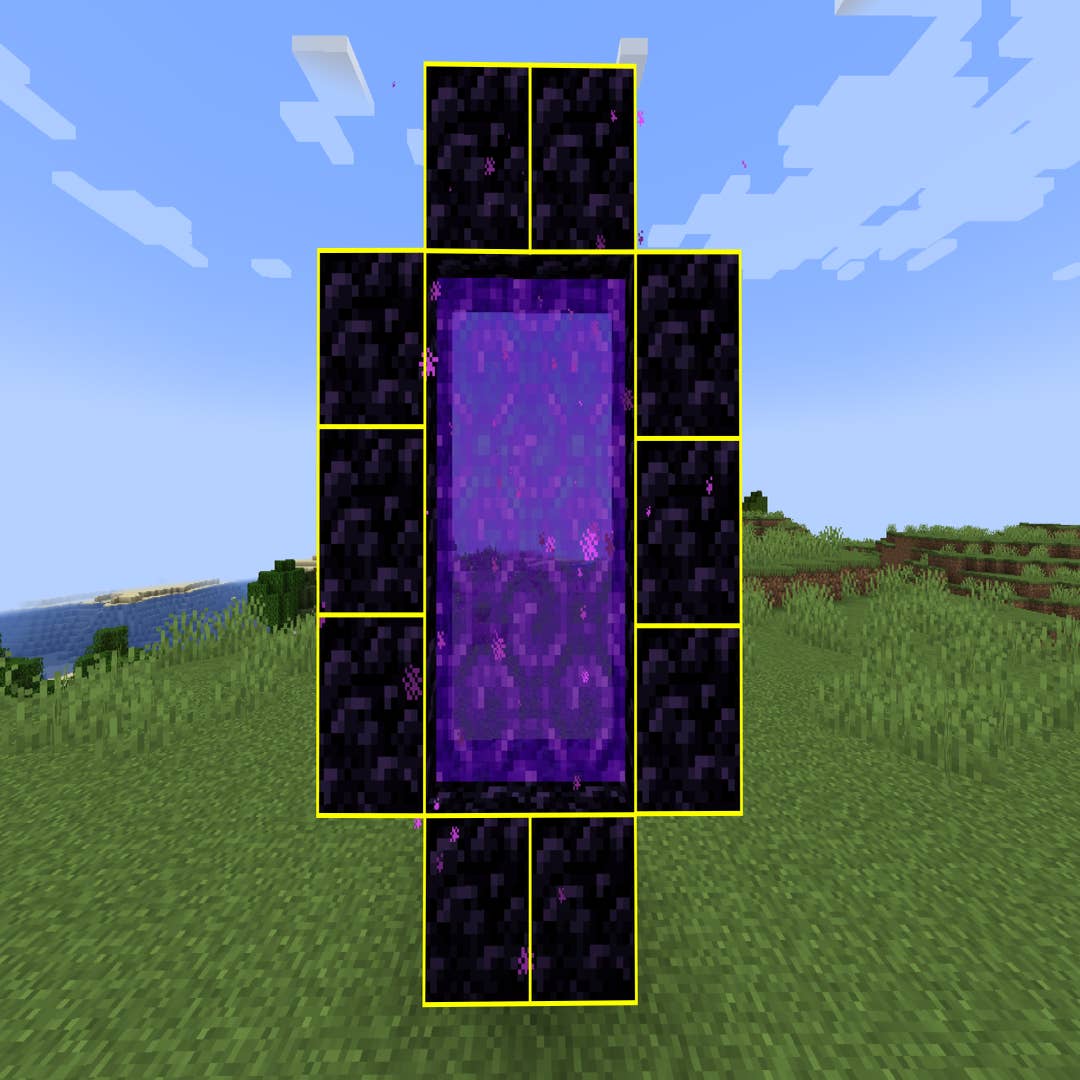 How to Make a Nether Portal in Minecraft (with Pictures) - wikiHow
