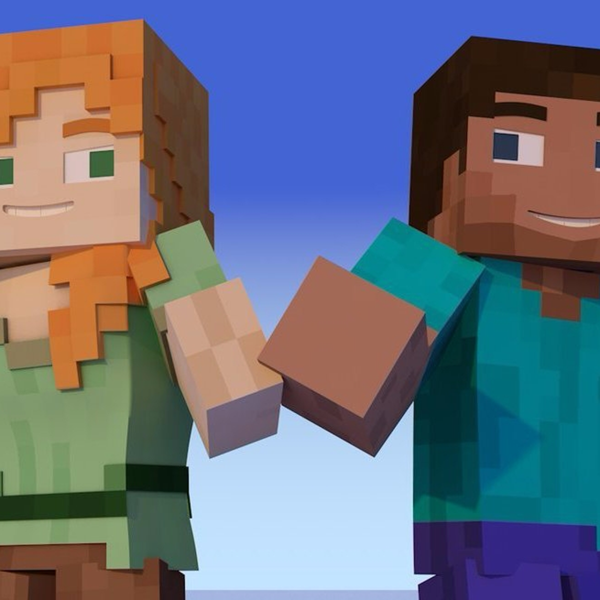 Steve Minecraft Side View